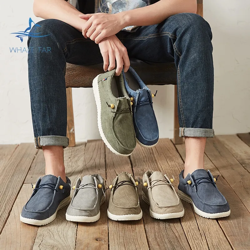 JY-mocasines personalizados para hombre, zapatillas náuticas a la moda, informales, para caminar