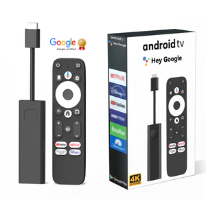 Dcolor GD1 Google Tv Stick controllo vocale telecomando assistente dispositivo google 4k Android Tv Stick - Product Image 1