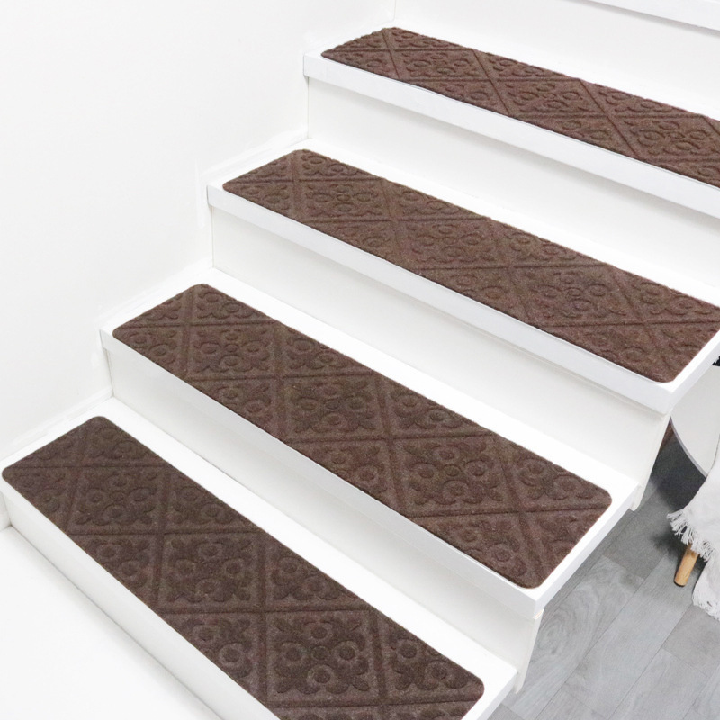 Embossed dark brown
