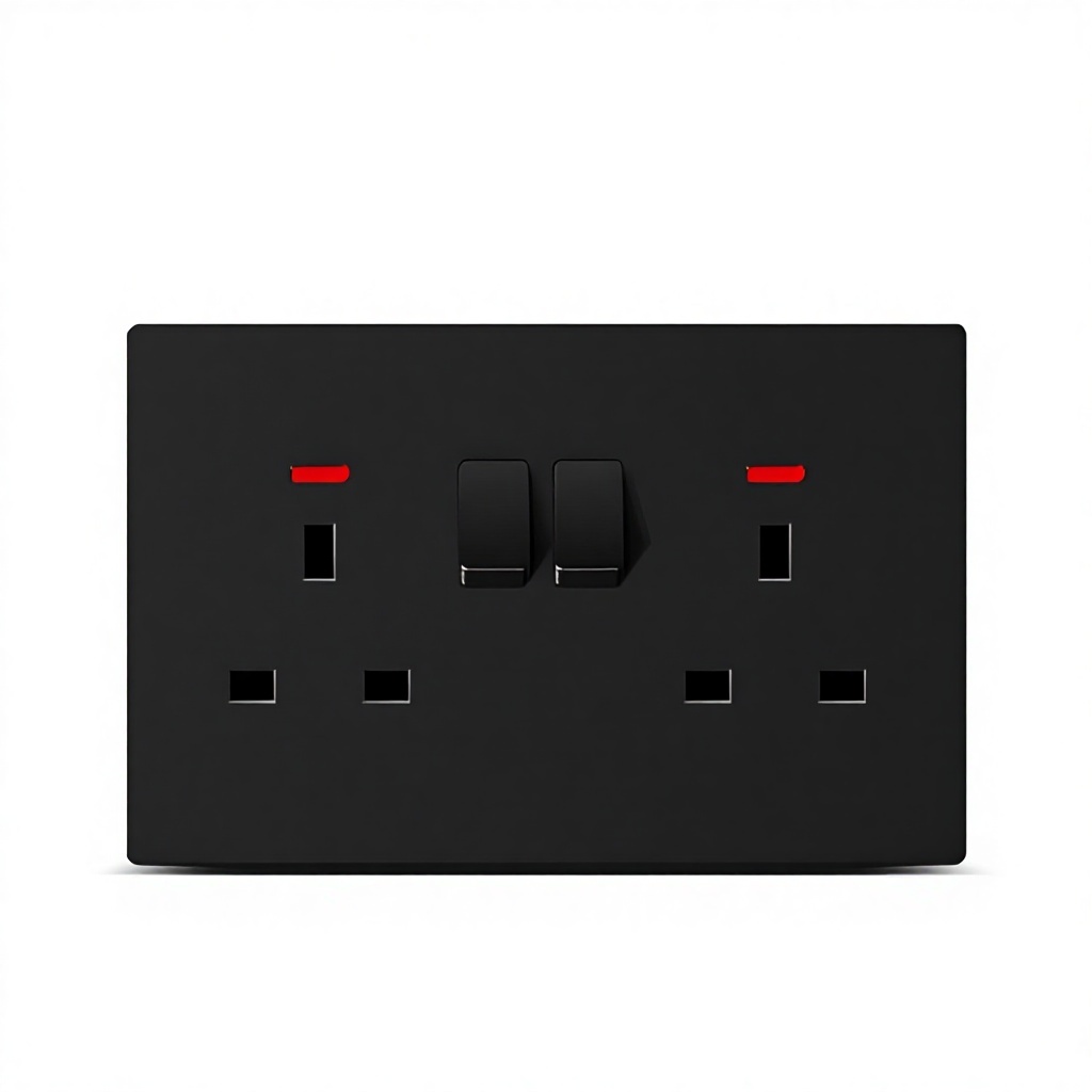 Doble 13a con interruptor