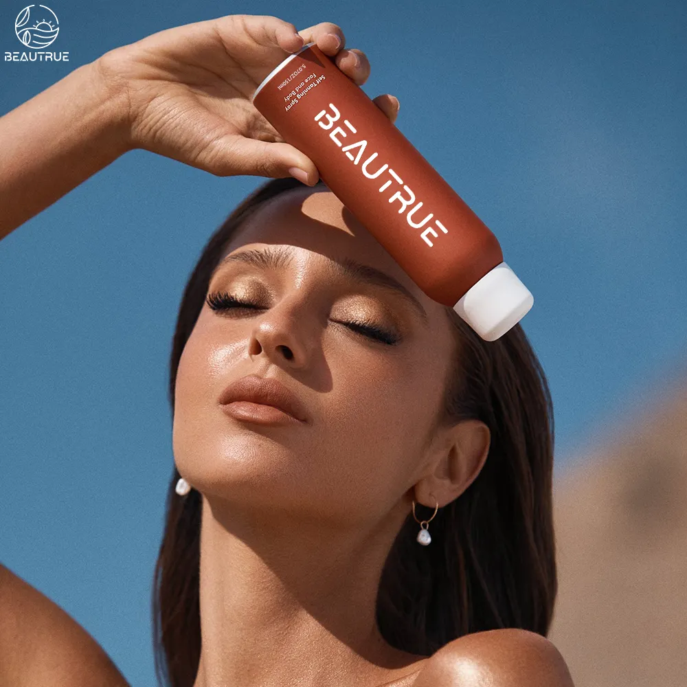Private Brand Custom ized Self Tanning Wassers pray 150 ml Aluminium dose für Körper-und Gesichtshaut Self Tan Spray