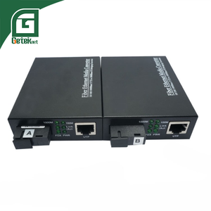 GETEKnet 10/100/1000mbps SC Media Converter Single <span class=keywords><strong>Mode</strong></span> 1310/1550 1550/1310 Simplex-Glasfaser für 4G 5G-Netzwerke 20KM Reichweite