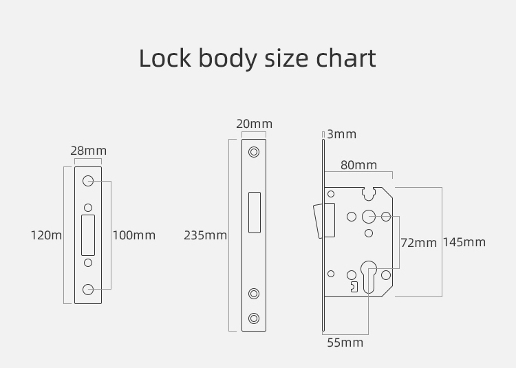 Factory Wholesale Hotel Lever Door Handle On Pearl Grey Pice Shape  Door Lock Set