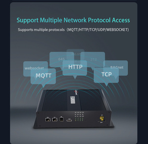 Drahtlose MQTT Modbus Ethernet LTE Edge Gateway-Unterstützung QOS TLS und kunden spezifische Logik steuerung Iot PLC Gateway Iot-Lösung
