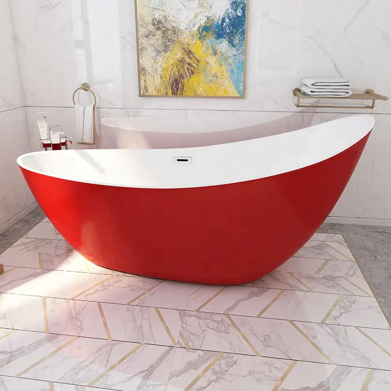 Portable Acrylic Free Standing Corner Bathtub With Whirlpool Function Massage bath tub For Indoor Bathroom Spa Bath Tub System
