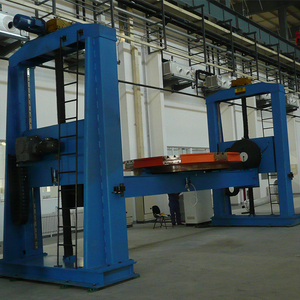 Automatic turntable rotation turning double column three axis positioner with chuck and holder - Product Image 4