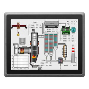 Panel de control industrial todo en uno PC pantalla táctil capacitiva PLC de 17 inch y computer de monitor resistivo en stock - Product Image 1
