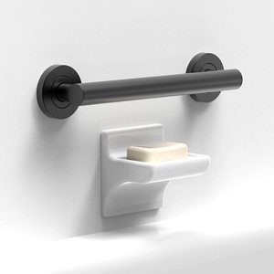 片形のトイレ手すり滑り止め高齢者が立ち上がるのを助ける安全手すり