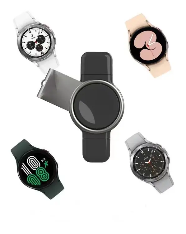 2024 Timess più popolare 2022 gli innovativi gadget 2-in-1 Wireless magnetico Smart Watch caricabatterie tipo-C interfaccia USB per tutte le serie di smartwatch