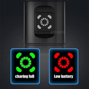 Nhôm Ngoài Trời Cắm Trại IP65 Không Thấm Nước Chiến Thuật Đèn Pin Xách Tay Side Chiếu Sáng <span class=keywords><strong>Torch</strong></span> Ánh Sáng USB Có Thể Sạc Lại Zoom Đèn Pin - Product Image 4