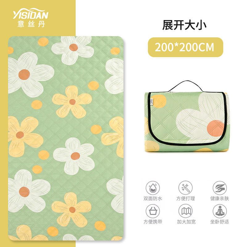Tapis de pique-nique en tissu Oxford épais 200*200 (saison des fleurs)