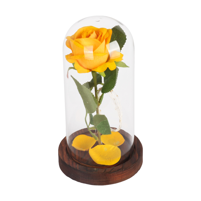 Jaune rose base marron avec des lumières