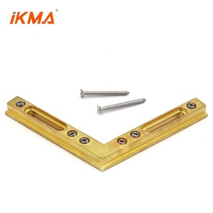 Premium <strong>Header</strong> Kit for 3/<strong>8</strong>&quot; and <strong>1</strong>/2&quot; Glass 90 Degree <strong>Header</strong> Corner Brackets - Product Image 2