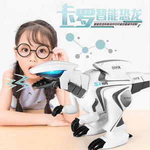最新の売れ筋多機能ワイヤレス赤外線リモコンロボット恐竜おもちゃプログラミングインテリジェントRCダンス恐竜 - Product Image 3
