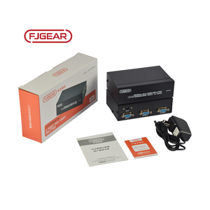 Fjgear Video Graphics Array HD Splitter 2 puertos VGA 350MHZ divisor de Video 1 entrada 2 salida plug and play, 1 unidad