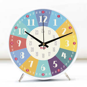 Orologio da scrivania per bambini con spazzata silenziosa facile da leggere impara a dire il tempo orologio tranquillo perfetto per genitori e insegnanti - Product Image 3