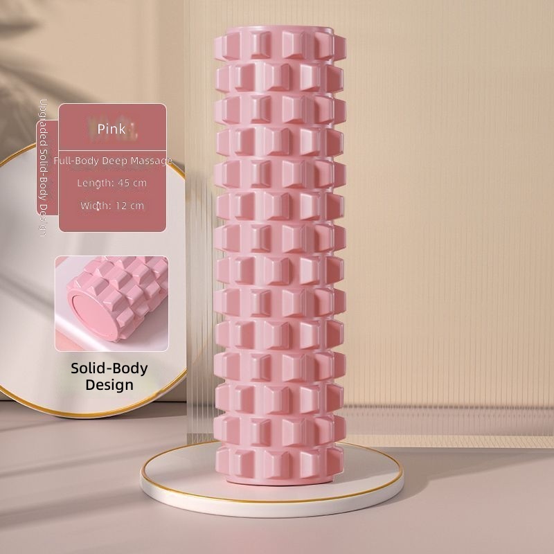 eje de espuma con púas sólidas de color rosa
