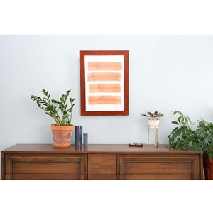 HMS <strong>9</strong>\&quot; <strong>X</strong> <strong>12</strong>\&quot; Rustic Farmhouse Style MDF Photo <strong>Frame</strong> Red Wood <strong>Frame</strong> with Glass Front for Photos Simple Square Design for DIY - Product Image 4