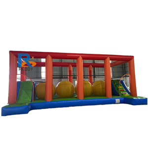 Interactive Game Inflatable Obstacle Course <strong>Leaps</strong> and <strong>Bounds</strong> Obstacle Wipe Out Ball - Product Image 1