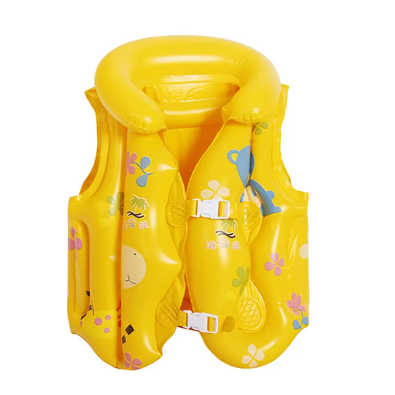 Colete inflável de pvc para natação, crianças
