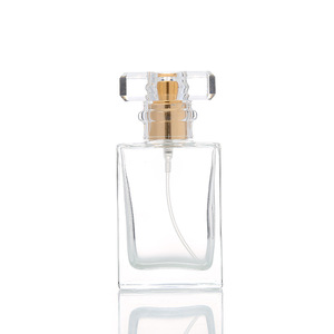 MUB Silk Printing 30ml Screw Type Transparent Empty Glass <strong>Perfume</strong> Bottle with Fine Mist <strong>T</strong> Cap - Product Image 1
