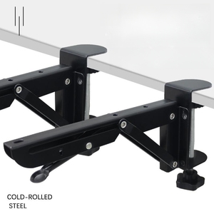 Büro Schiebe-<span class=keywords><strong>Computer</strong></span> verstellbare Klammer Tisch Tastatur Tablett Klappregal Halterung für Schreibtisch