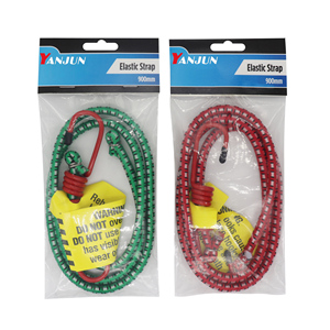 Colorful Luggage <strong>Elastic</strong> Rope <strong>with</strong> Metal <strong>Hooks</strong> Custom <strong>Elastic</strong> Stretch Cord Durable <strong>Elastic</strong> Strap for Cargo Tie Down - Product Image 2