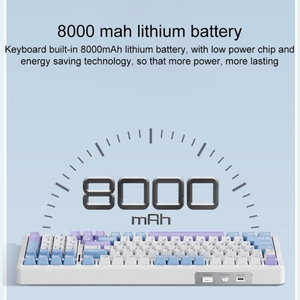 Stock Available AULA F99 99 <strong>Keys</strong> Wired/2.4G Three Model <strong>Customized</strong> RGB Mechanical <strong>Keyboard</strong> - Product Image 5
