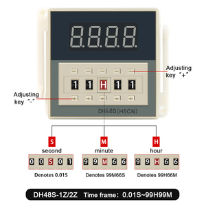 DH48S Time Relay With Base DH48S-S Digital Display Time Switch Cycle Controller <strong>Timer</strong> DH48S-1Z Time Controller - Product Image 3