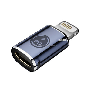 PD35W hızlı şarj USB C 8pin adaptörü USB C kablo dönüştürücü veri senkronizasyon konektörü destek Emark kablosu - Product Image 3