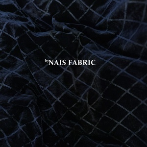 Хит продаж, черные алмазные толстые зимние Дамасские Омбре, измельченные бархатные Полиэстеровые арабские ткани для женской одежды - Product Image 4