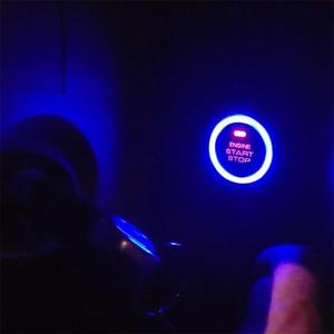 Botón de arranque de motor de coche Universal sin llave, 12V, entrada de una tecla, interruptor de encendido, luz LED trasera, accesorios para automóviles - Product Image 6
