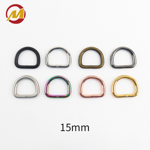 25 adet 6 boyutları 1/<span class=keywords><strong>2</strong></span> "3/4" 1 "5/4" 5/8 "çok amaçlı Metal D halka yarı dairesel D halka kemerler için donanım çanta el DIY