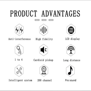 Long Range Auto Scan Table PRO UHF Dynamic Wireless Microphone <strong>System</strong> with 1 Chairman 3 Slave Delegate <strong>Unit</strong> Mic - Product Image 3