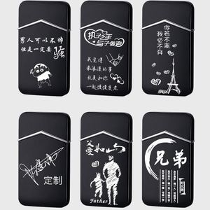 印花点烟器定制标志酷小工具防风火炬火焰点烟器吸烟用