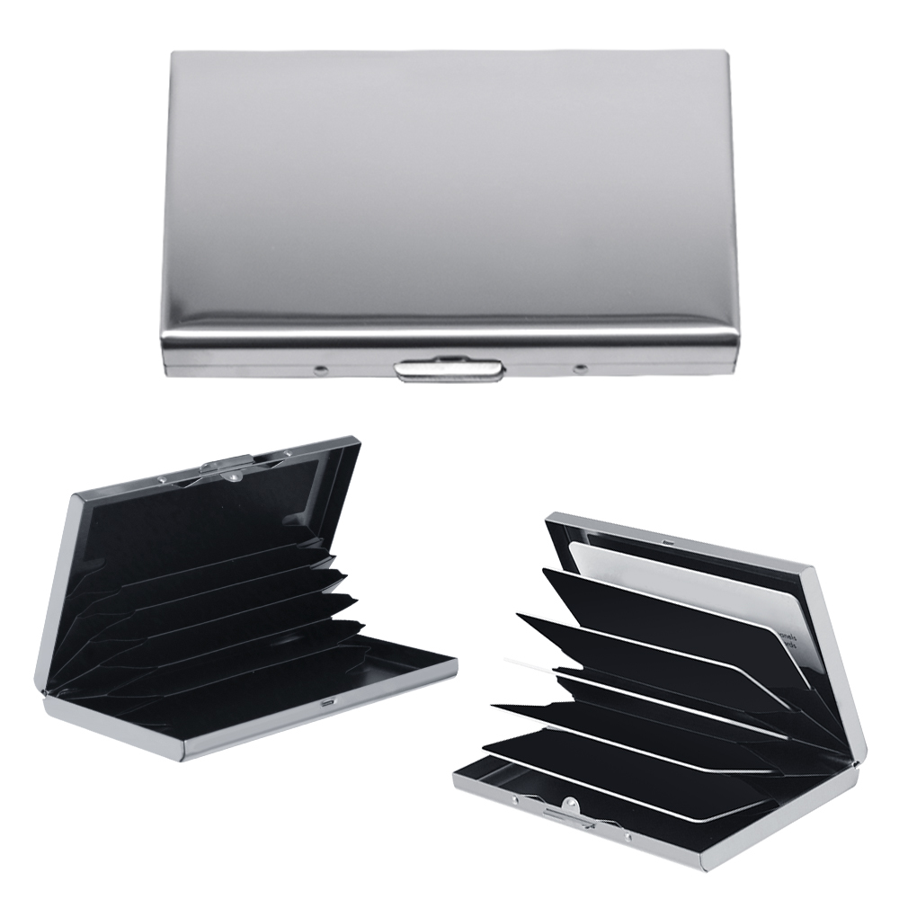 6-card Dark silver (Brushed Texture)