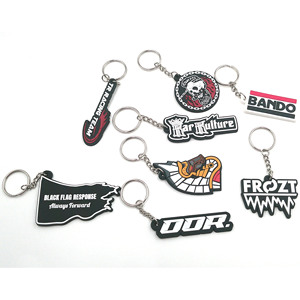 Portachiavi promozionale con Logo personalizzato morbido 2D 3D pvc portachiavi simpatico in gomma PVC Anime portachiavi - Product Image 4