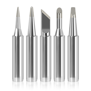 5 adet iğne bıçak konik keski ipuçları havya 900M lehim uçları değiştirilebilir lehimleme uçları 936 lehimleme İstasyonu için - Product Image 1
