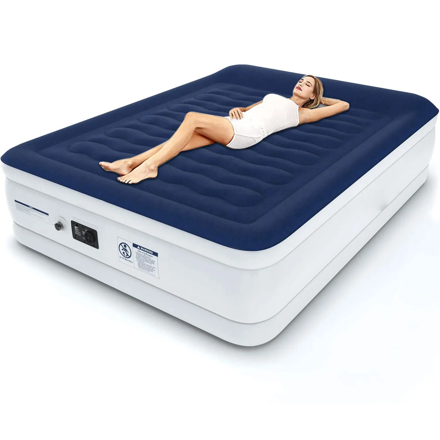 Most Popular Custom Brand Pillow Healthy Comfort Air Mattress Inflatable Sofa Foldable Air Bed Relax