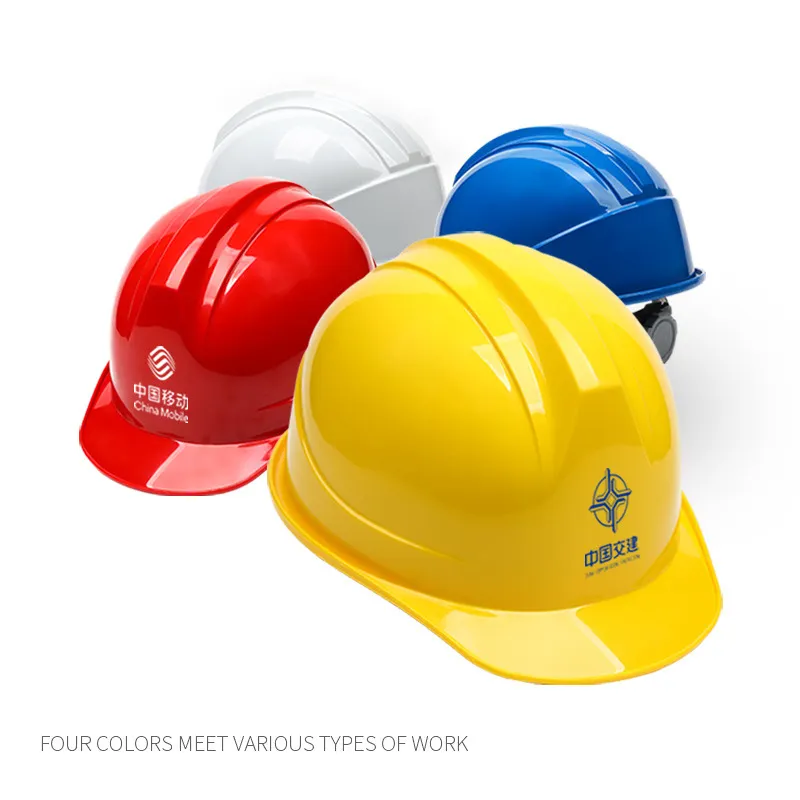 Protective Construction Safety Helmet High Quality HDPE Hard Hat with Industry Construction Mining Impact Protect Hat