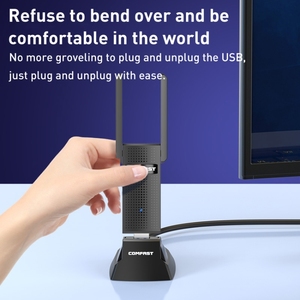COMFAST CF-U318 1.2米高速usb 3.0延长线，带底座 - Product Image 3