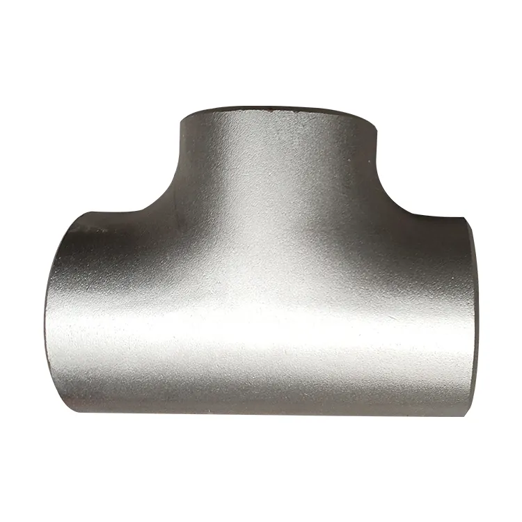 Calibre personalizado SCH80 4 pulgadas DN100 304 316LCarbon Steel Butt Weld Straight Reduction Tee