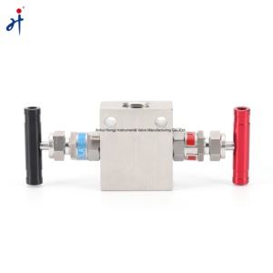 1/2 นิ้ว NPT Swagelok ประเภท 2 ทางวาล์ว Manifolds สําหรับเครื่องส่งสัญญาณความดัน (วาล์ว Manifold 2 <span class=keywords><strong>vias</strong></span>)