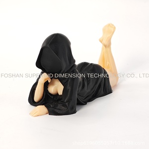 New đông lạnh 3D in bí ẩn bức tượng đen Robe Nữ Hoàng điêu khắc cho kệ sách - Product Image 2