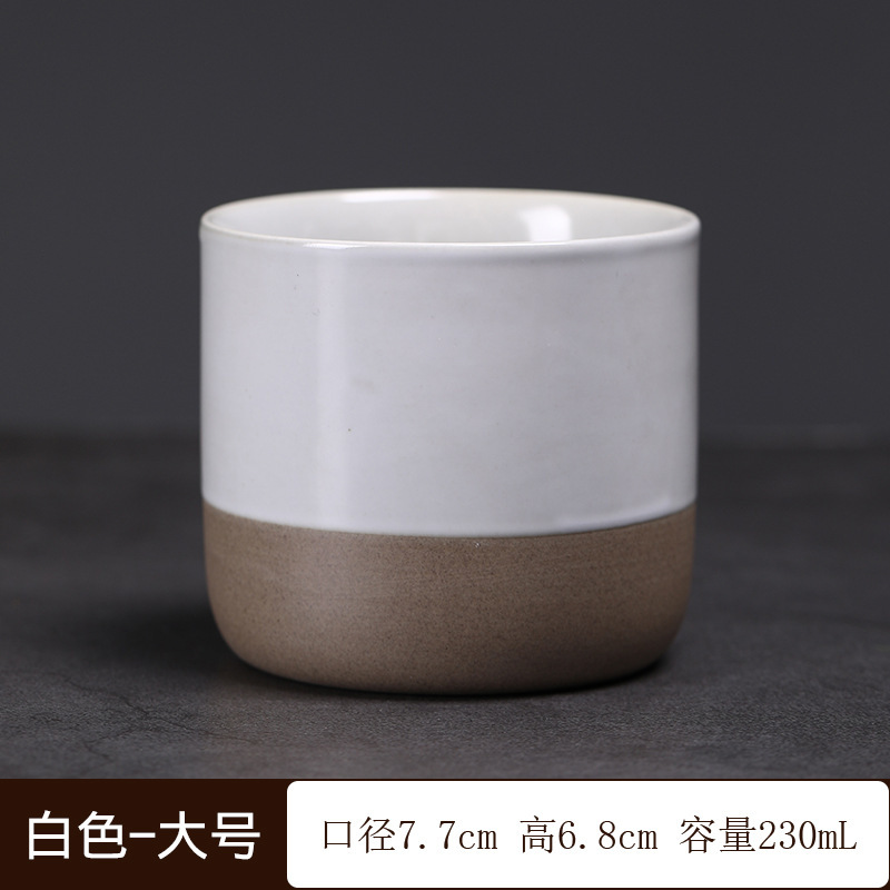 Two-tone cup-white-large size