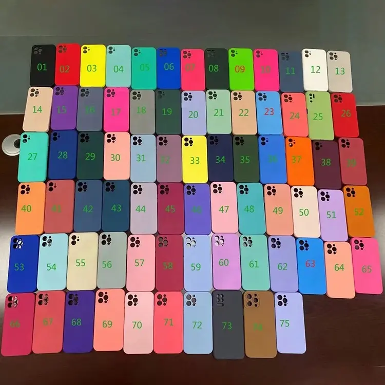 Funda de silicona para móvil infinix/xiaomi 12/samsung a13, 2,0mm, con tela Interior, varios colores, precio de fábrica