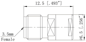 3.5-kr-33-2W nữ RF đồng trục tải 50 ohm giả cắm để kiểm tra tần số vô tuyến - Product Image 6