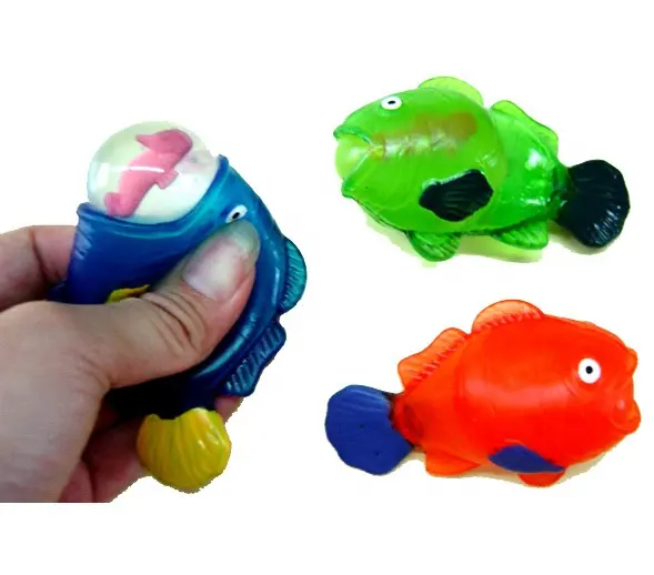 Squishy pop en plastique poisson clown jouets pour enfants