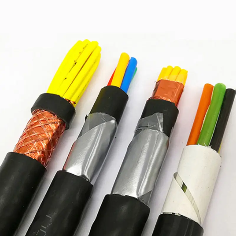 Cable de control resistente al fuego revestido de PVC con aislamiento de PVC NH KVV22 450/750V