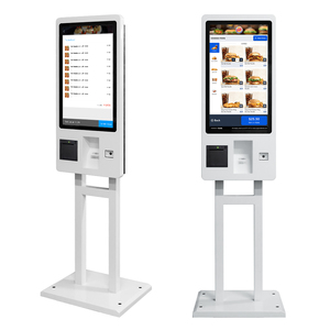 Qr-код или сканер штрих-кода i3-4th 4G 64GB настенное крепление multi touch screen Ресторан 32 дюймов самообслуживания заказа lcd киоск